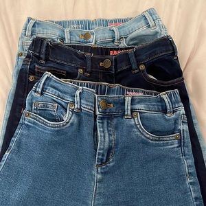 3 Pairs Crewcuts Girls Runaround Jeans, Size 10